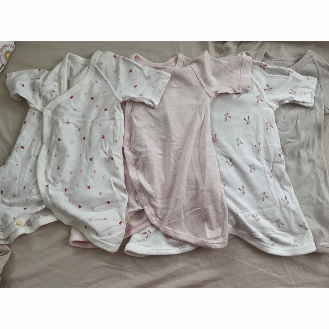 ユニクロ　夏肌着まとめ買い(4枚) キッズ/ベビー/マタニティのベビー服(~85cm)(肌着/下着)の商品写真