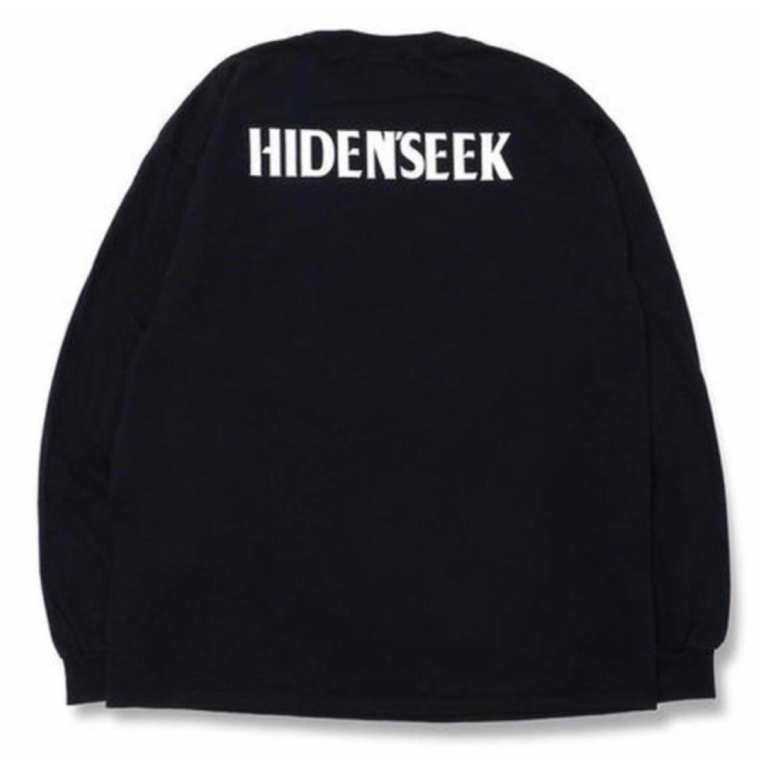 HIDE AND SEEK(ハイドアンドシーク)のHIDE AND SEEK ハイドアンドシーク ポケットT ブラック M メンズのトップス(Tシャツ/カットソー(七分/長袖))の商品写真