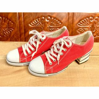 コンバース(CONVERSE)の★90s!レア!コンバース ハイヒール オールスター 赤 デッド 2311★(スニーカー)