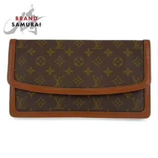 ルイヴィトン(LOUIS VUITTON)のLOUIS VUITTON ルイヴィトン ヴィンテージ モノグラム ポシェット ダムGM ブラウン 茶色 ゴールド金具 PVC M51810 クラッチバッグ セカンドバッグ メンズ 403883 【中古】(セカンドバッグ/クラッチバッグ)