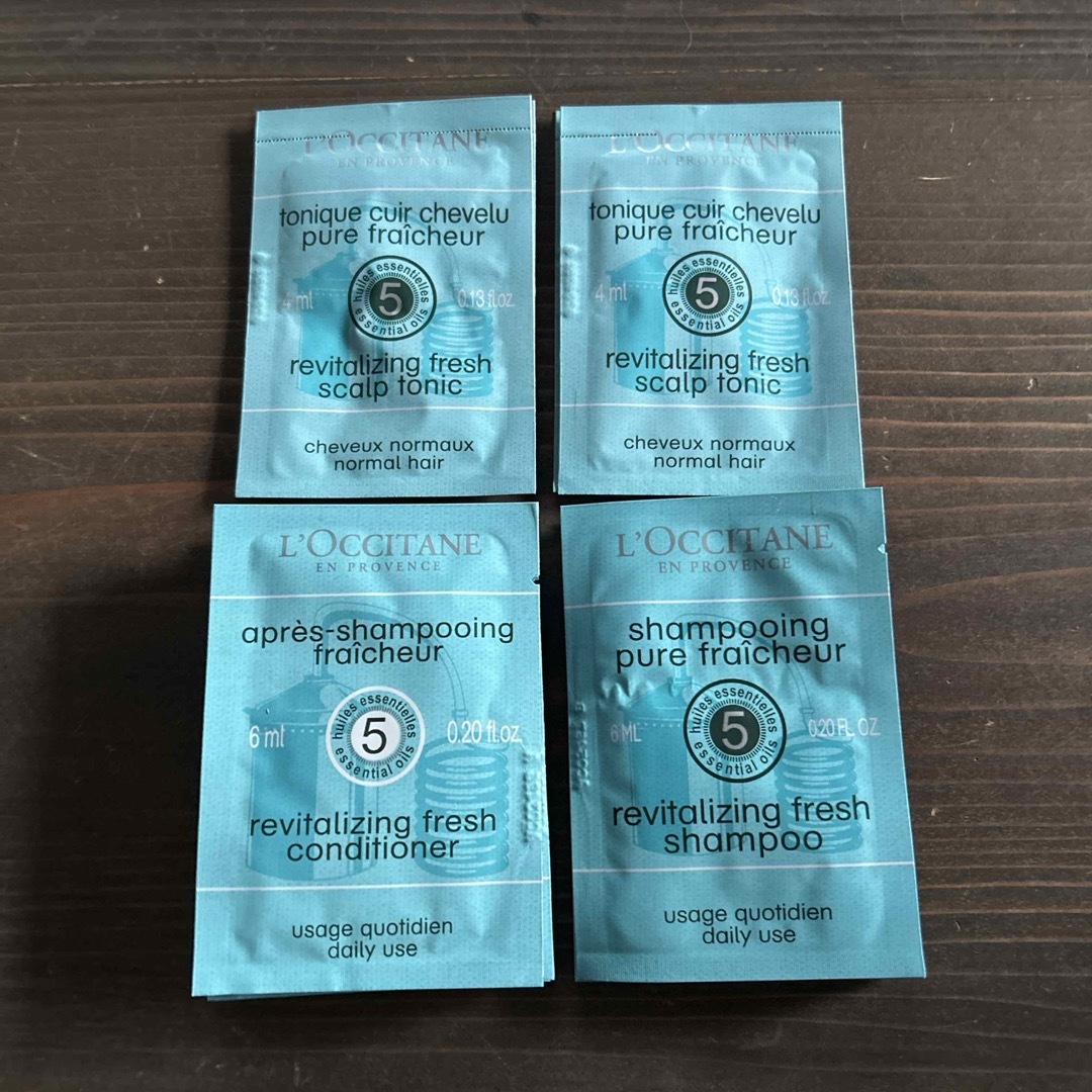 L'OCCITANE(ロクシタン)のロクシタンサンプル コスメ/美容のヘアケア/スタイリング(シャンプー/コンディショナーセット)の商品写真