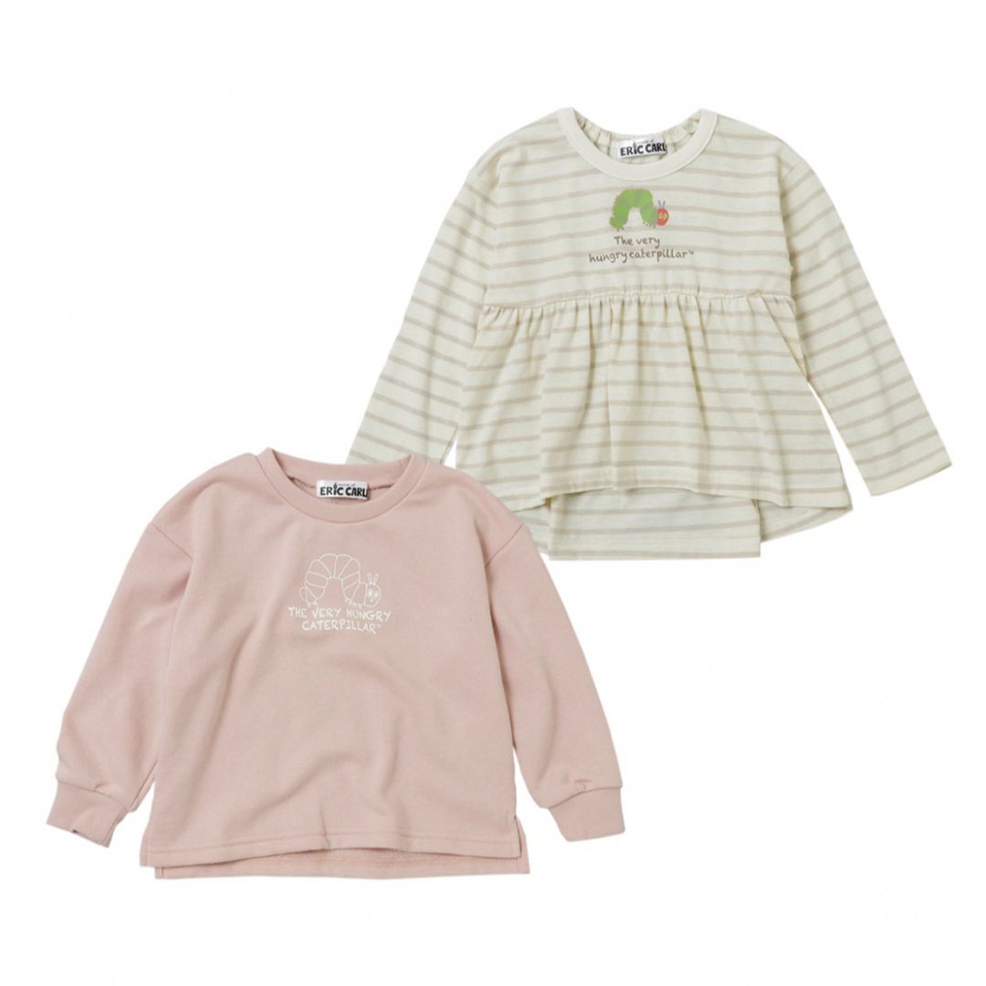 はらぺこあおむし　長袖Tシャツ キッズ/ベビー/マタニティのキッズ服女の子用(90cm~)(Tシャツ/カットソー)の商品写真