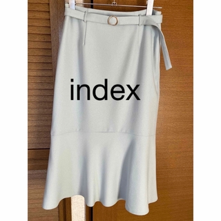 インデックス(INDEX)の【美品】index  洗濯機で洗えるマーメイドスカート(ロングスカート)