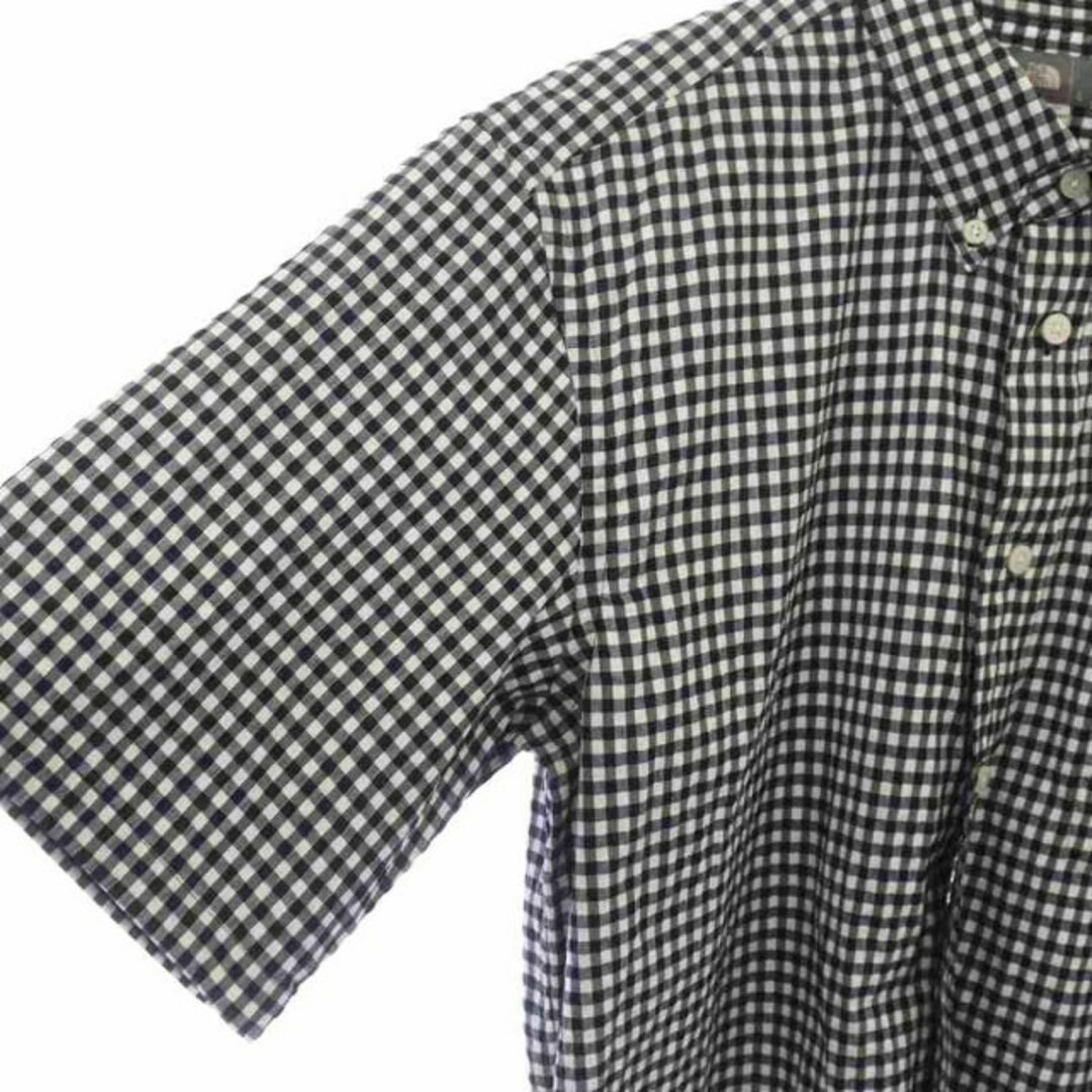 THE NORTH FACE(ザノースフェイス)のザノースフェイス S/S Hidden Valley Shirt シャツ 黒 白 メンズのトップス(シャツ)の商品写真