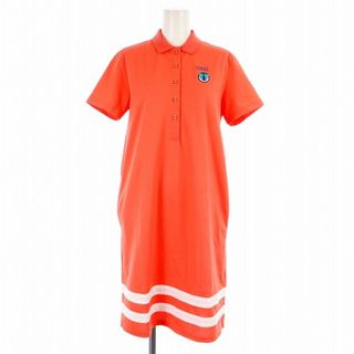 マンシングウェア(Munsingwear)のマンシングウェア BABY PETE ポロワンピース 鹿の子 ひざ丈 半袖 M(ウエア)