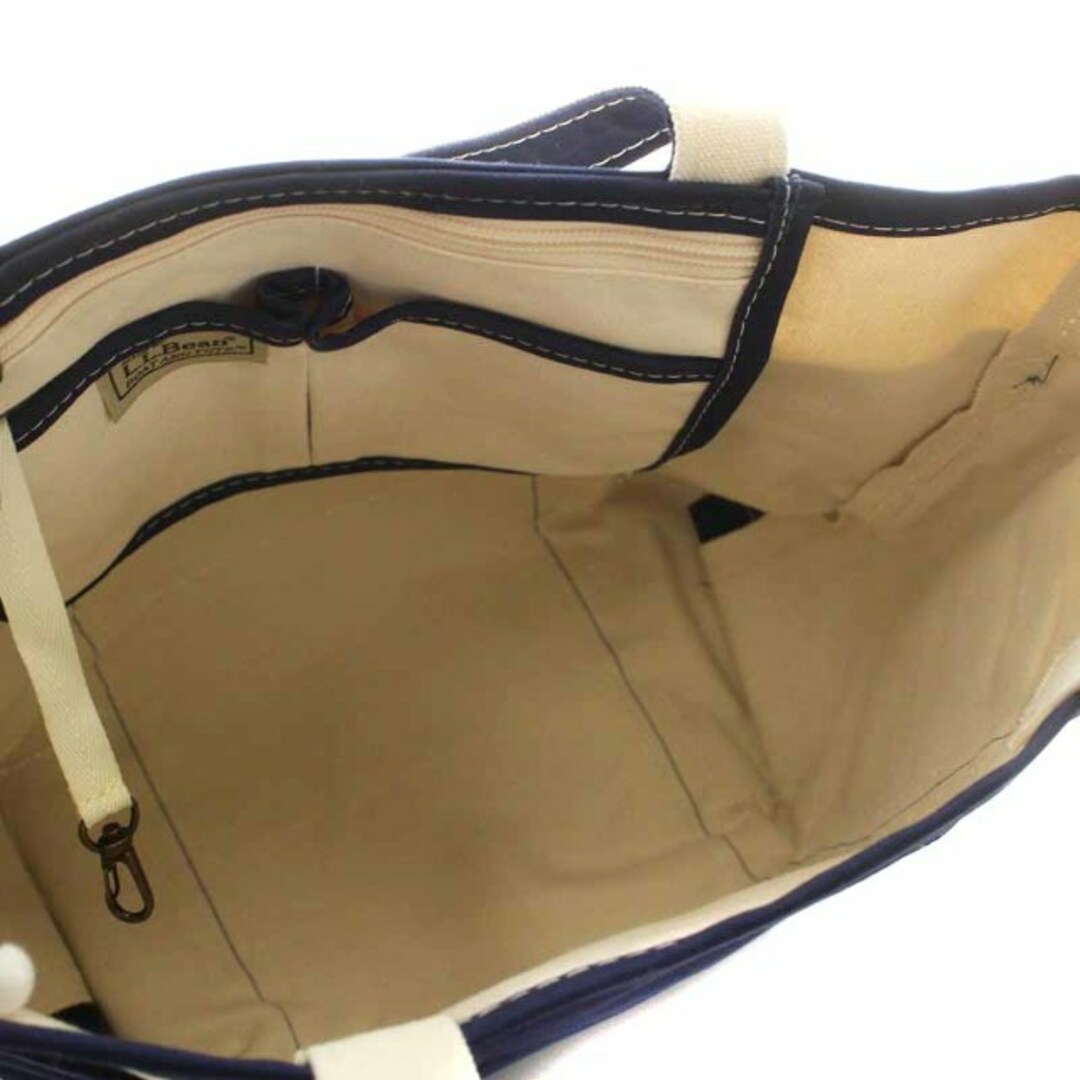 L.L.Bean(エルエルビーン)のエルエルビーン カスコベイ・ボート＆トート キャンバスバッグ 2点セット 紺 白 レディースのバッグ(トートバッグ)の商品写真