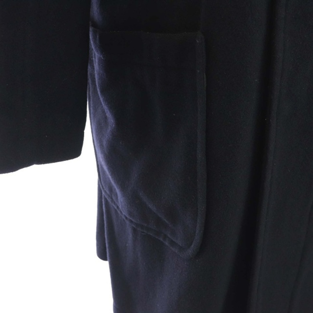 ZUCCa(ズッカ)のズッカ フーデッドウールコート アウター ジップアップ ミドル丈 ロング S 黒 レディースのジャケット/アウター(その他)の商品写真