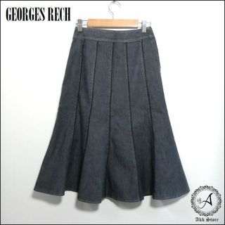 ジョルジュレッシュ(GEORGES RECH)のGEORGES RECH レディース スカート ミモレ丈 フレア Sサイズ(ロングスカート)