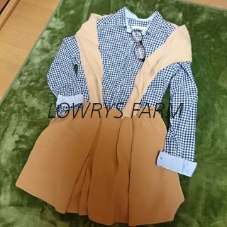 ローリーズファーム(LOWRYS FARM)の送料込み＊ギンガムチェックシャツ(シャツ/ブラウス(長袖/七分))