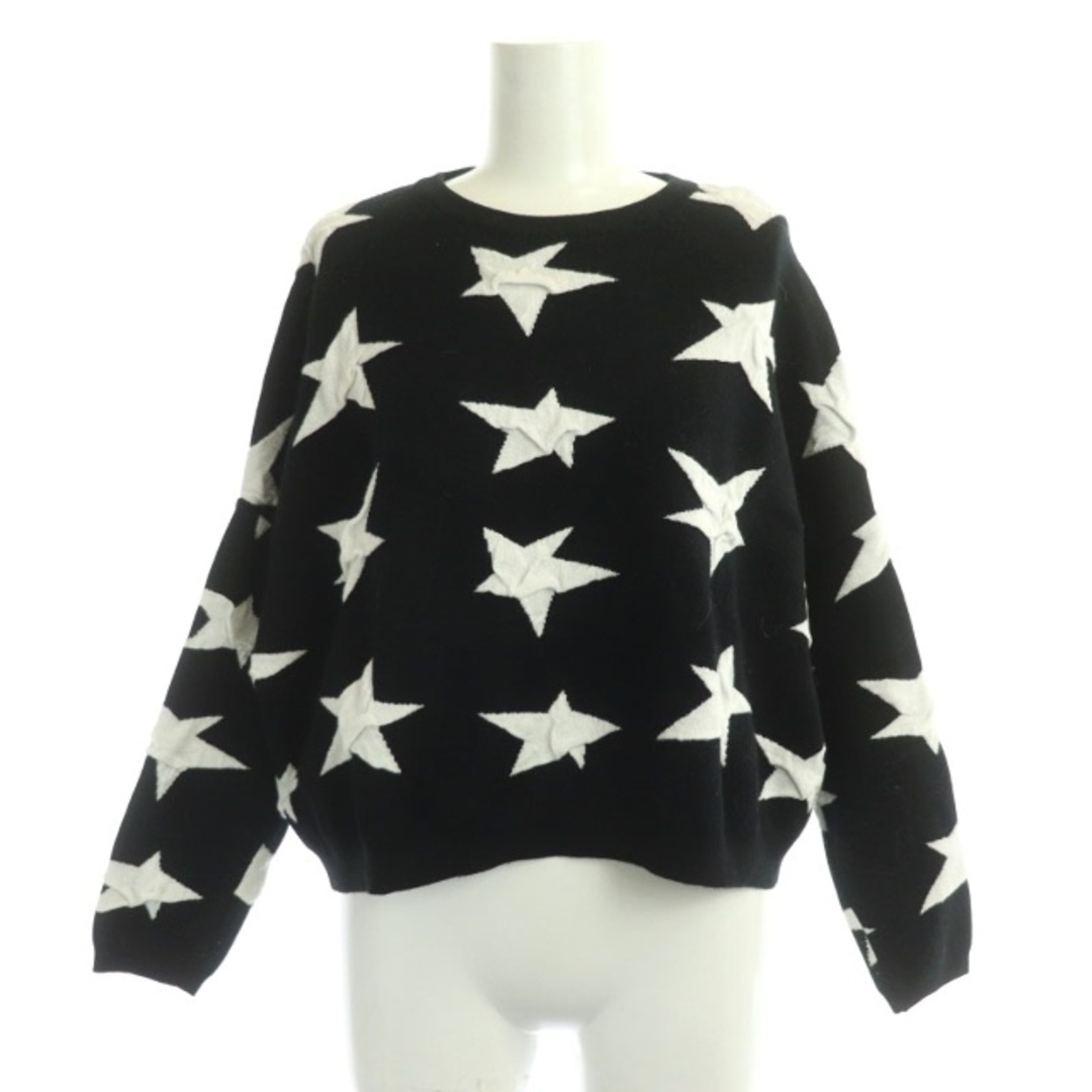 MSGM エムエスジーエム 15AW Star Knit Sweater 1940MM14 スターニットセーター ブラック