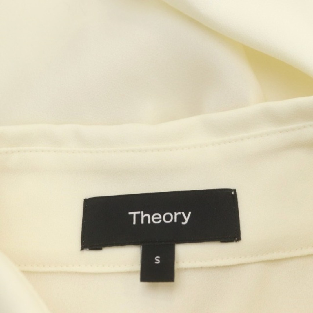 theory(セオリー)のセオリー 22SS SOFT CREPE BD RUFFLE TOP ブラウス レディースのトップス(シャツ/ブラウス(半袖/袖なし))の商品写真