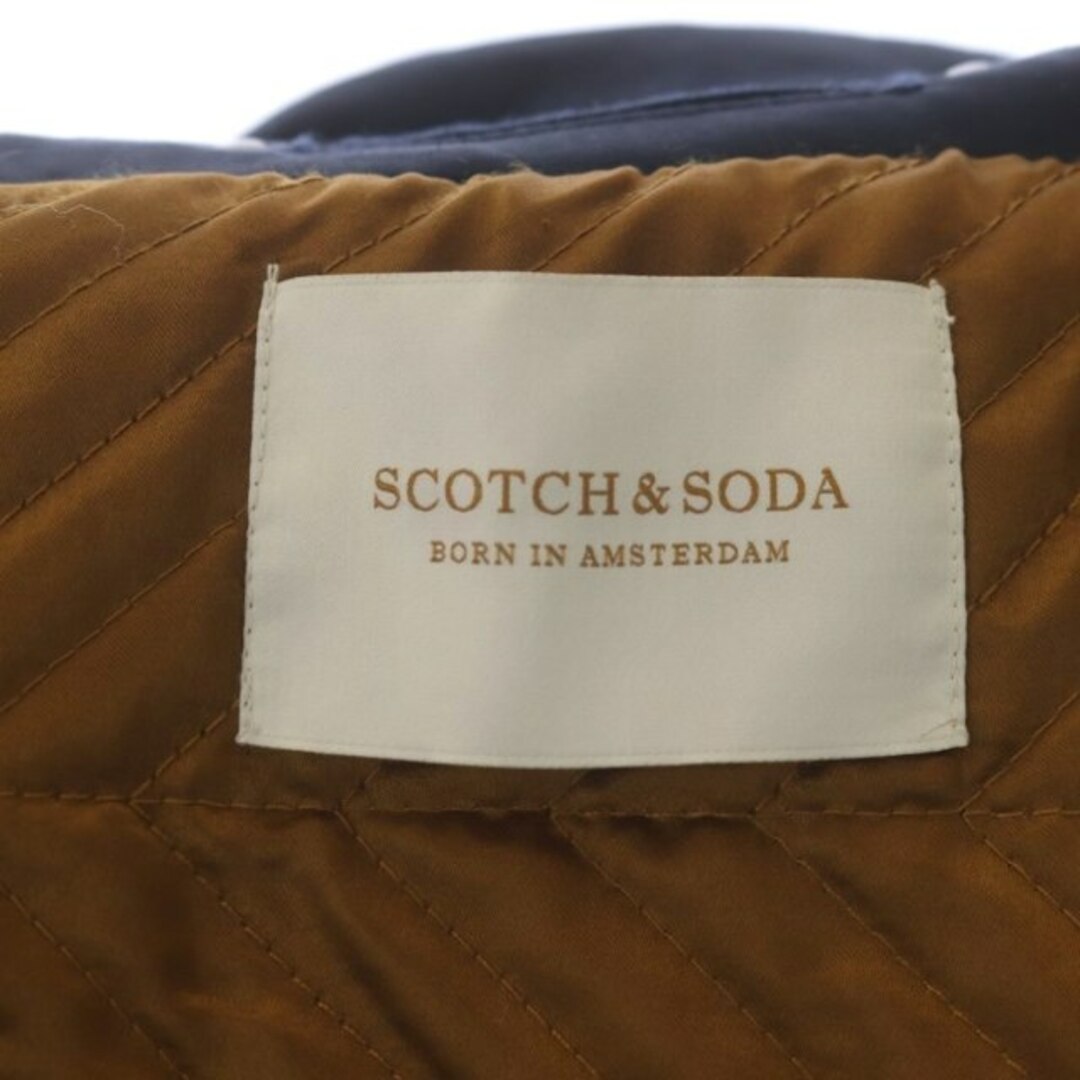 スコッチ&ソーダ ライナー モッズ コート アウター L 紺 メンズのジャケット/アウター(モッズコート)の商品写真
