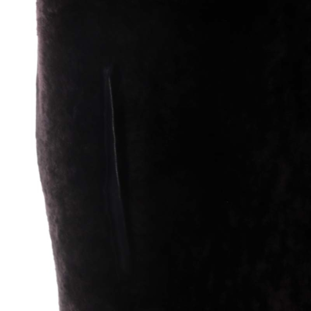 other(アザー)のオリヴィエリ ボア ロングコート ノーカラー アウター 42 茶 ブラウン レディースのジャケット/アウター(その他)の商品写真