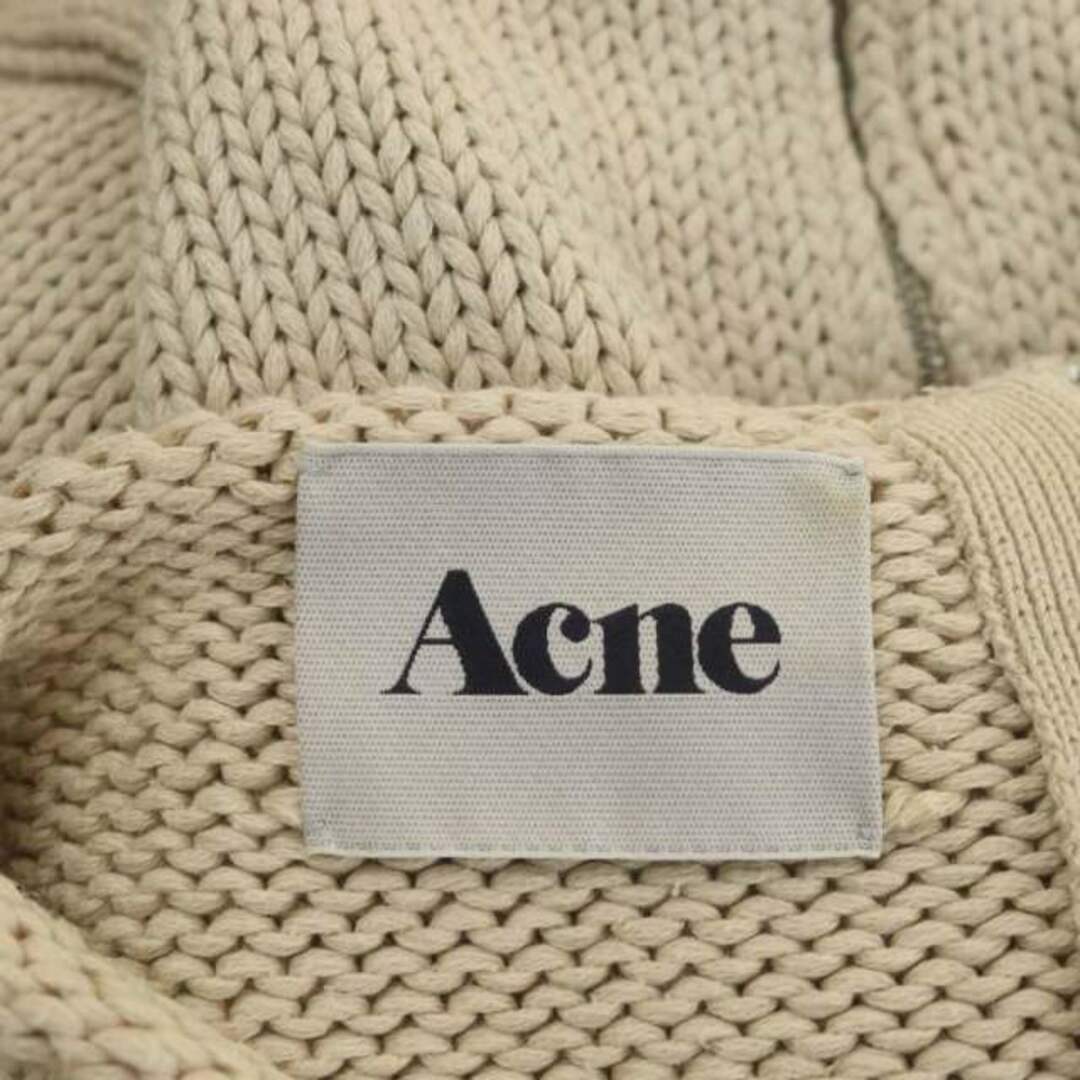 ACNE(アクネ)のアクネ Aバックジップ コットンニット チュニック セーター 長袖 XS レディースのトップス(チュニック)の商品写真