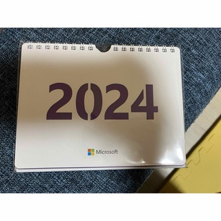 マイクロソフト(Microsoft)のマイクロソフト 卓上カレンダー 2024(カレンダー/スケジュール)