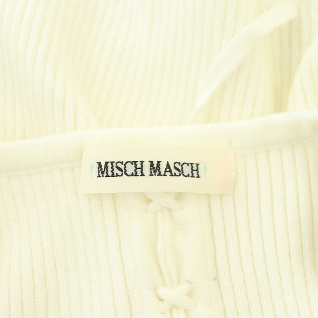 MISCH MASCH(ミッシュマッシュ)のミッシュマッシュ スカラップ リブニット セーター 長袖 M オフホワイト レディースのトップス(ニット/セーター)の商品写真