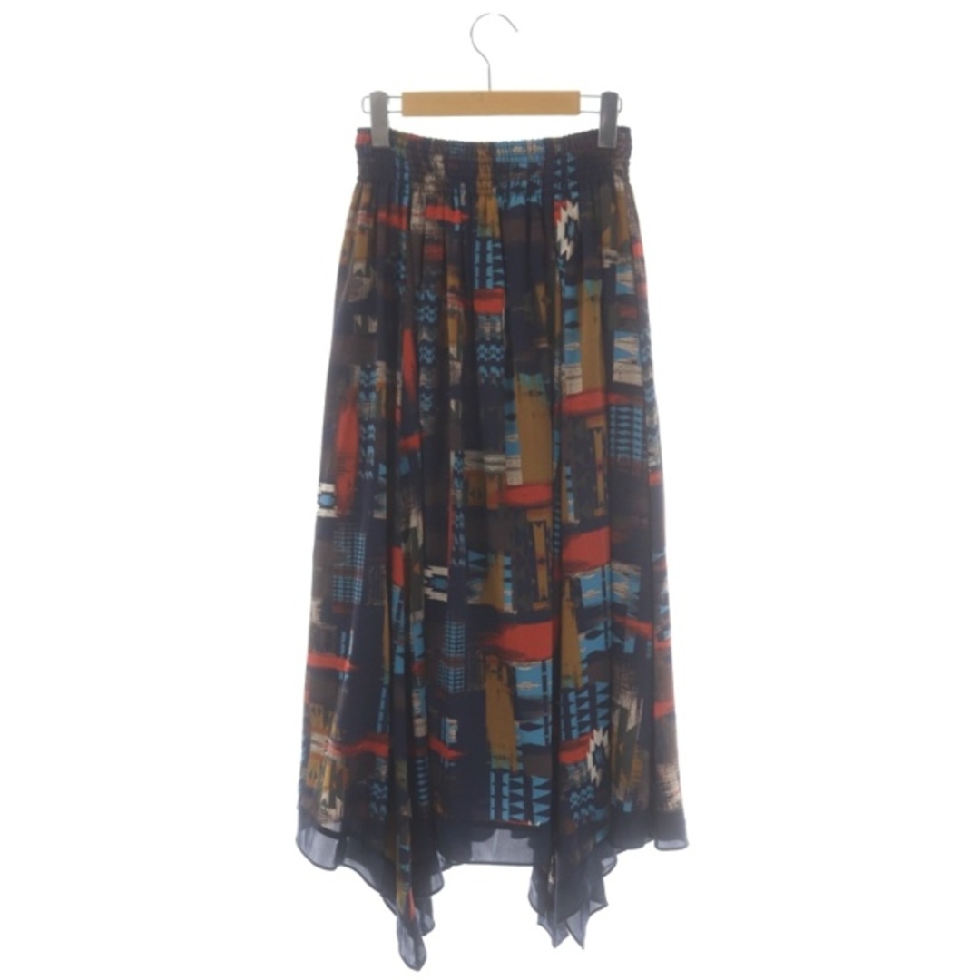 Lily Brown(リリーブラウン)のリリーブラウン バリエーション柄スカート ロング フレア ギャザー レディースのスカート(ロングスカート)の商品写真