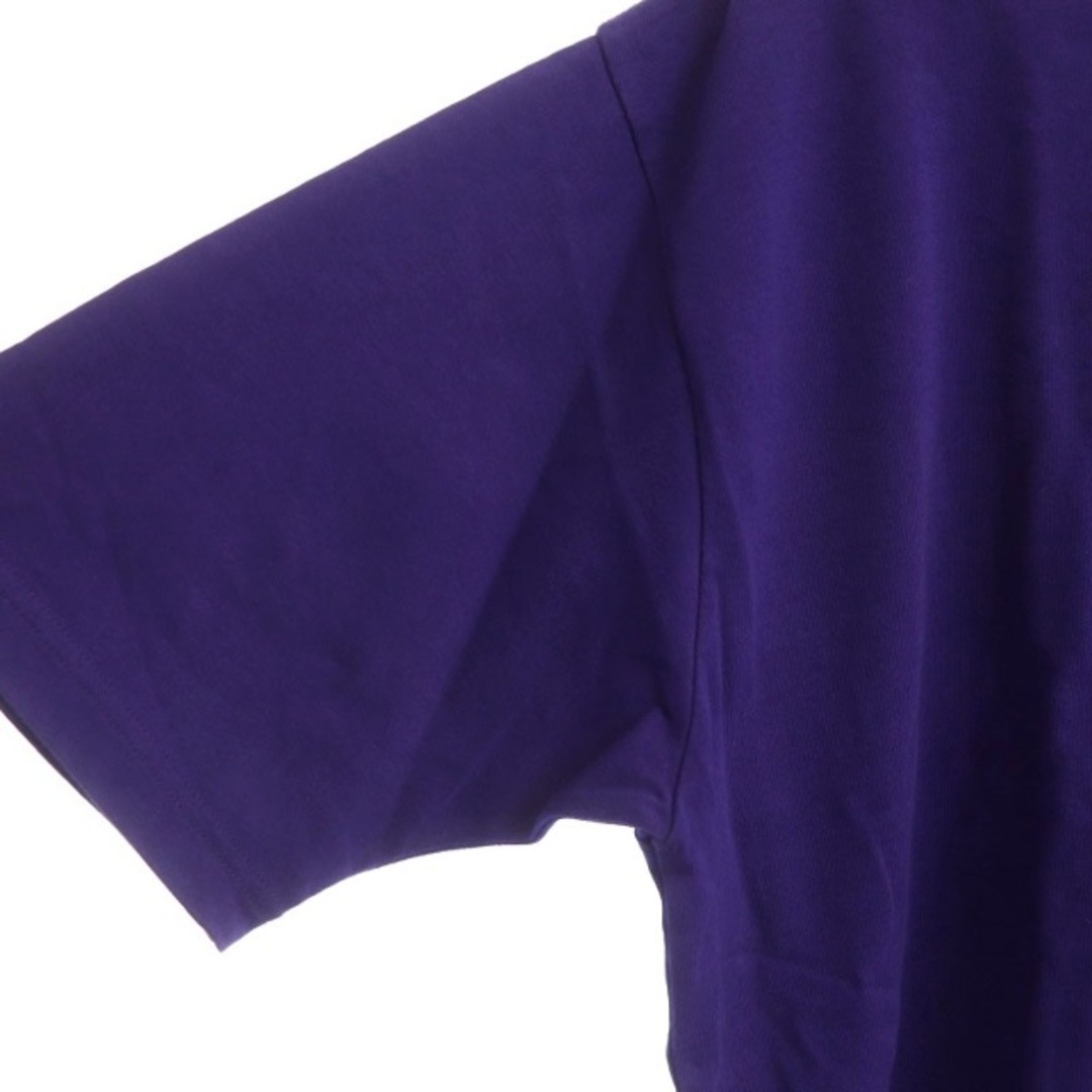 Snow Peak(スノーピーク)のスノーピーク LOGOTシャツ カットソー 半袖 コットン M 紫 グレー メンズのトップス(Tシャツ/カットソー(半袖/袖なし))の商品写真