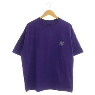 スノーピーク(Snow Peak)のスノーピーク LOGOTシャツ カットソー 半袖 コットン M 紫 グレー(Tシャツ/カットソー(半袖/袖なし))