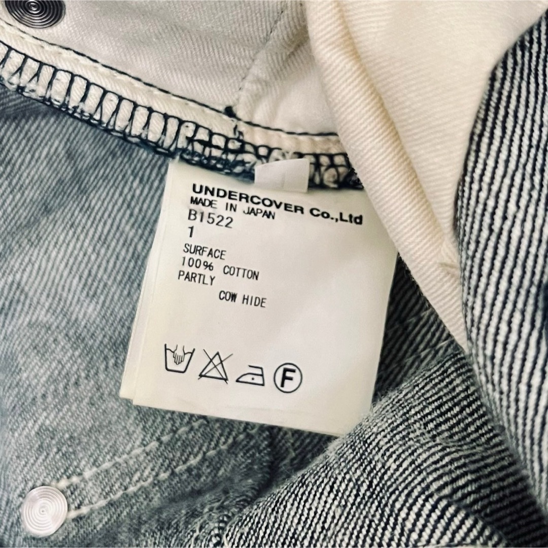 UNDERCOVERISM アンダーカバーイズム ジップデニム ドメブラ UNDERCOVERISM アンダーカバーイズム ジップデニム ドメブラ