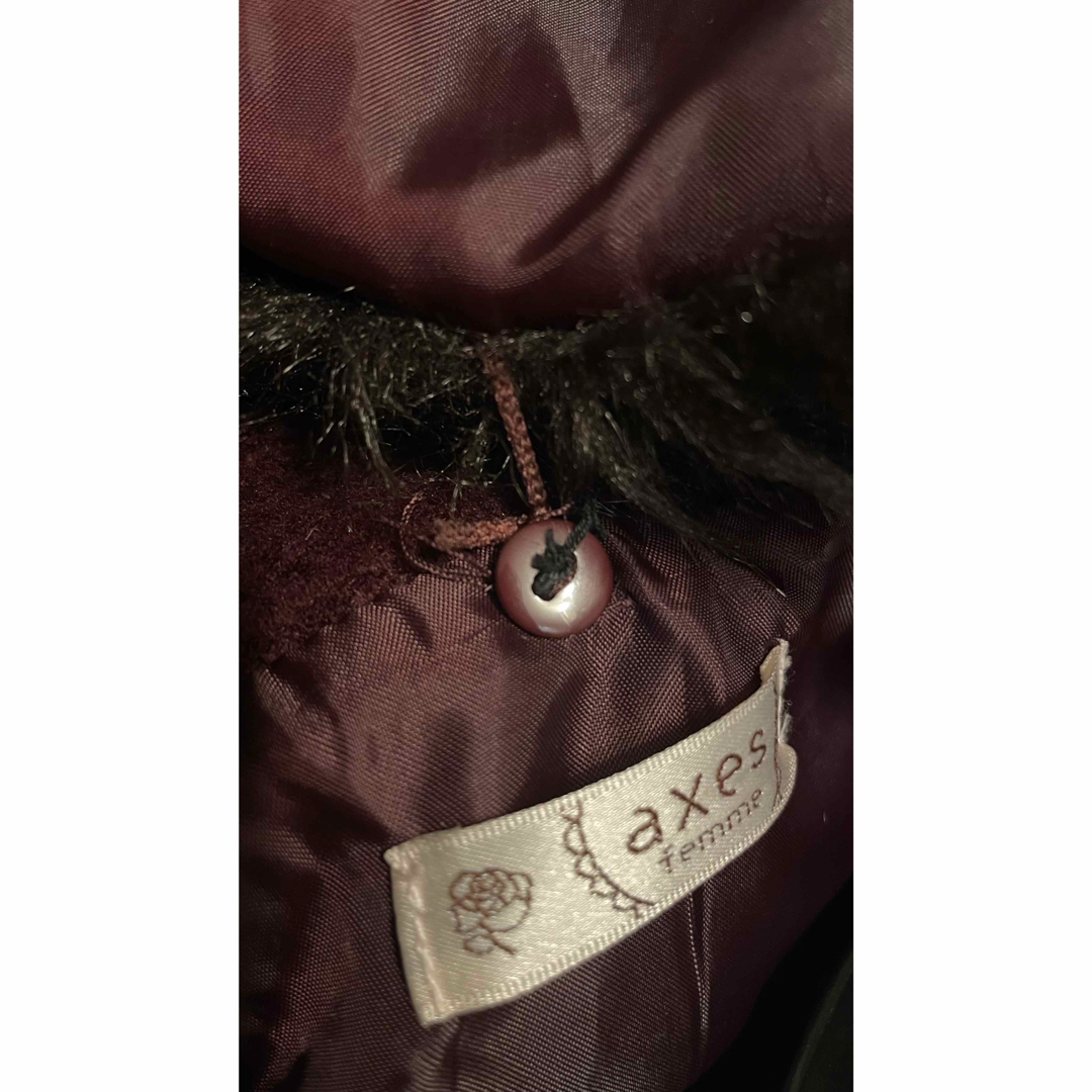 axes femme(アクシーズファム)のアクシーズファム　ケープ付きコート レディースのジャケット/アウター(ロングコート)の商品写真
