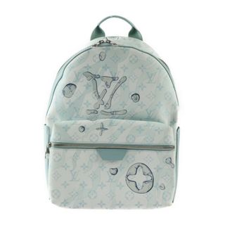 ルイヴィトン(LOUIS VUITTON)のLOUIS VUITTON ルイ ヴィトン モノグラム アクアガーデン ディスカバリー バックパック PM リュック・デイパック M22519 PVC レザー  ライトブルー系 シルバー金具  ビトン 【本物保証】(リュック/バックパック)