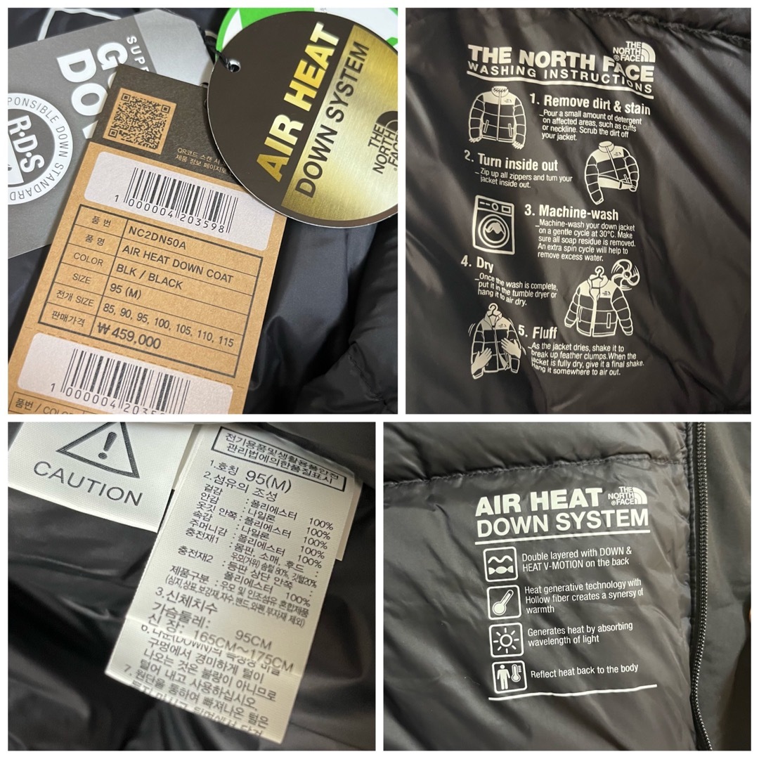 THE NORTH FACE - 【新品タグ付き】AIR HEAT DOWN COAT Mサイズ THE NORTH FACE - 【新品タグ付き】AIR HEAT DOWN COAT Mサイズ
