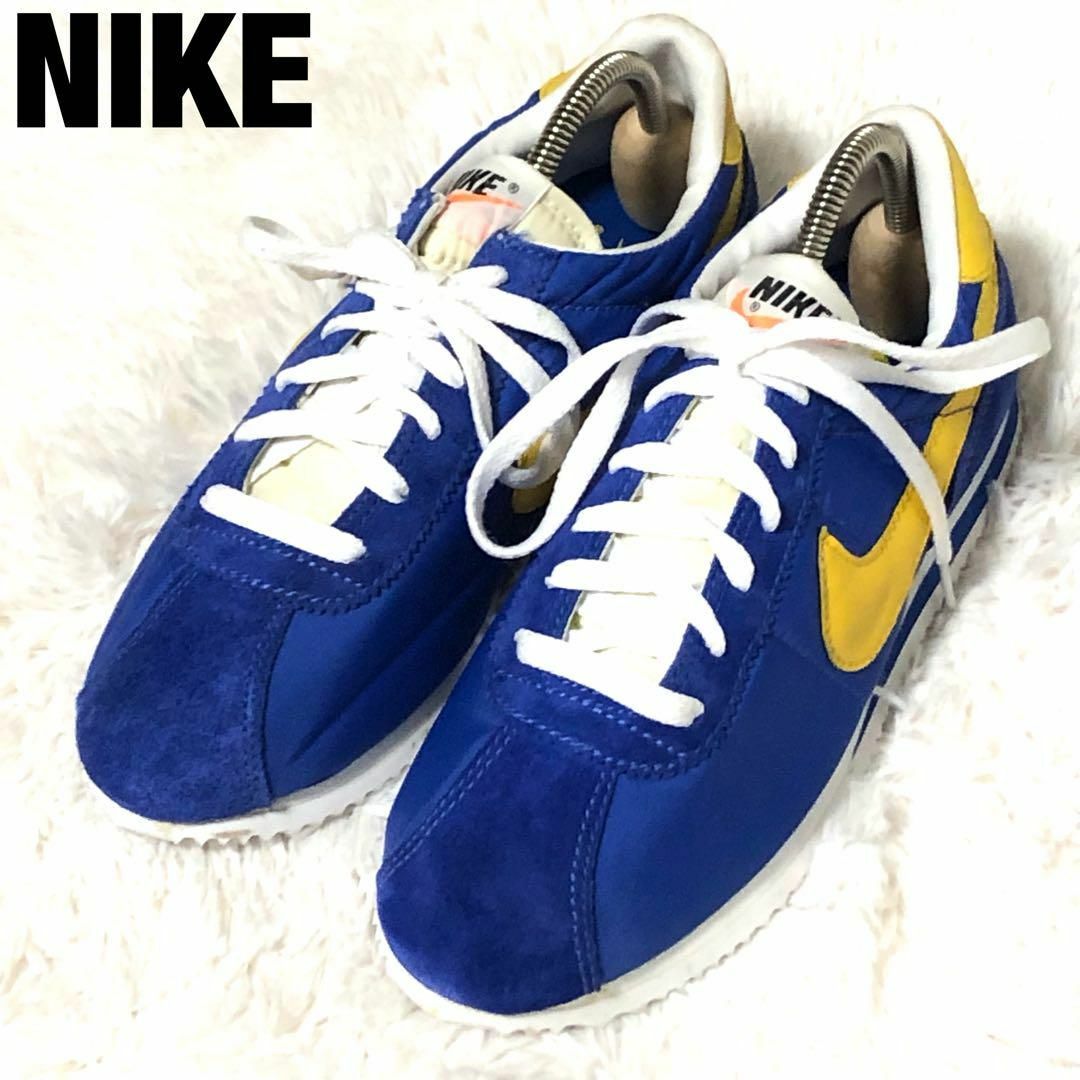 NIKE(ナイキ)のナイキ　スニーカー　ブルー　イエロー　24　ローカット　902024-471 メンズの靴/シューズ(スニーカー)の商品写真