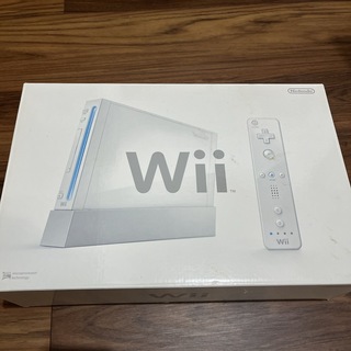 ウィー(Wii)のNintendo Wii RVL-S-WA  本体　カセット４本(家庭用ゲーム機本体)