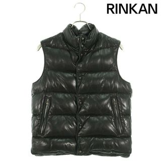 クロムハーツ(Chrome Hearts)のクロムハーツ  STIFF VEST/スティッフ クロスボールボタンレザーダウンベスト メンズ XS(ダウンベスト)