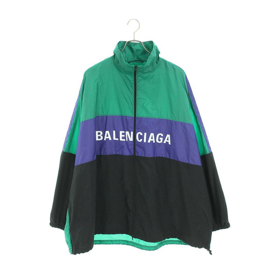 Balenciaga(バレンシアガ)のバレンシアガ  534317 TB012 ロゴプリントポプリンシャツブルゾン メンズ 48 メンズのジャケット/アウター(ブルゾン)の商品写真