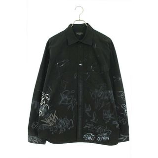 バレンシアガ(Balenciaga)のバレンシアガ  23SS  738843 TNM60 グラフィティオーバーサイズ長袖シャツ メンズ 1(シャツ)