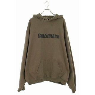 バレンシアガ(Balenciaga)のバレンシアガ  23SS  729361 TNVL2 クラッシュ加工プルオーバーパーカー メンズ L(パーカー)