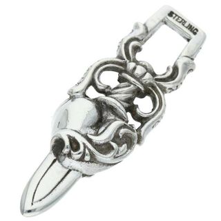 クロムハーツ(Chrome Hearts)のクロムハーツ  DAGGER HEART/ダガーハートペンダント ペンダント/シルバーネックレストップ メンズ(ネックレス)