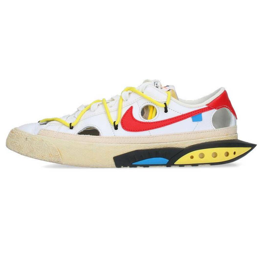 NIKE(ナイキ)のナイキ オフホワイト  BLAZER LOW'77/OW WHITE/UNIVERSITY RED DH7863-100 ブレーザーロウ77スニーカー メンズ 26.5cm メンズの靴/シューズ(スニーカー)の商品写真