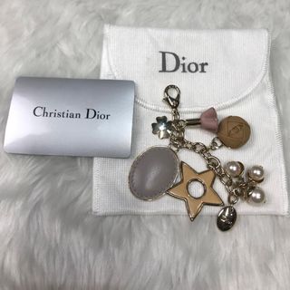 クリスチャンディオール(Christian Dior)のRR902 ディオール　GP キーホルダー　チャーム　レザー(キーホルダー)