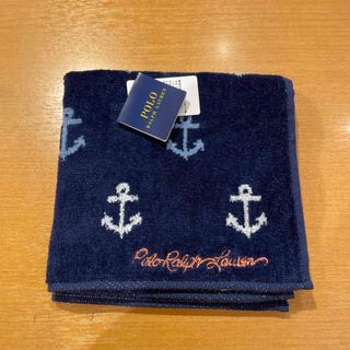 ポロラルフローレン(POLO RALPH LAUREN)のポロラルフローレンタオルハンカチネイビー(ハンカチ)