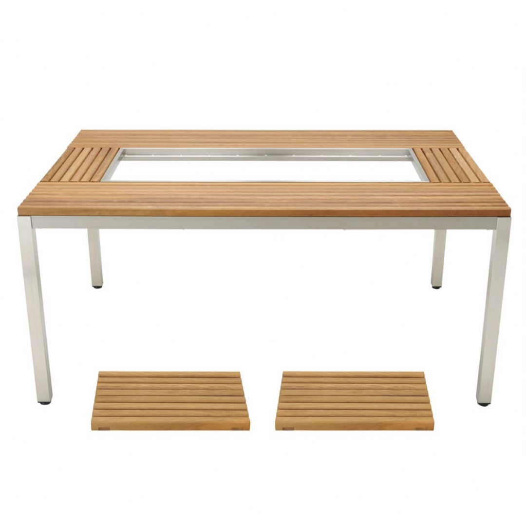 テーブル/チェアスノーピーク　ガーデンユニットテーブル ウッドトップセット