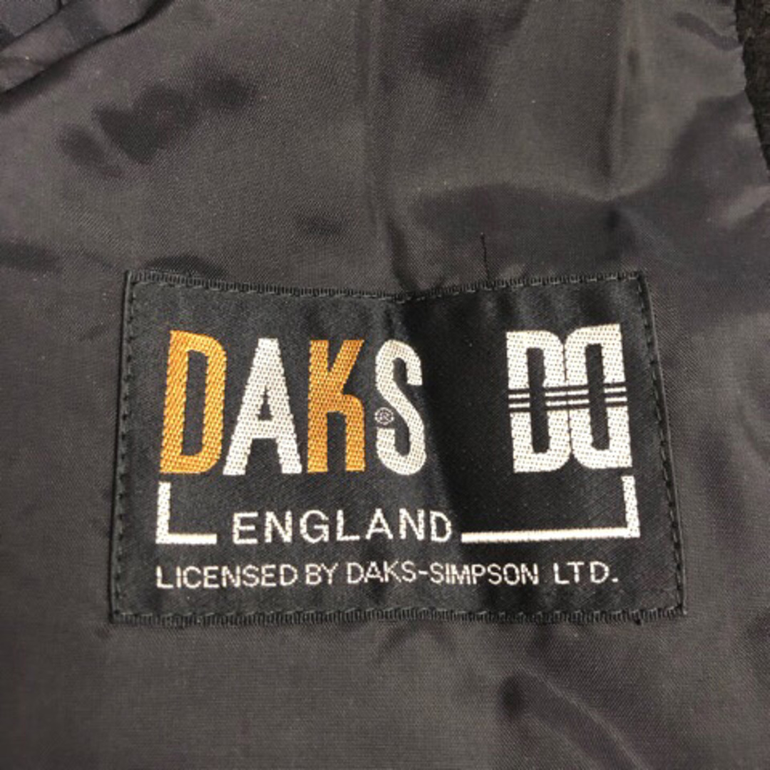 DAKS(ダックス)のDAKS コート ジャケット ダブル ミドル丈 ウール混 長袖 9AR ブラック レディースのジャケット/アウター(その他)の商品写真