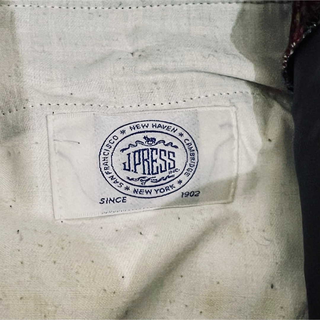 J.PRESS(ジェイプレス)のJ.PRESS ジェイプレス ウールチェックスラックス アイビー アメカジ 80 メンズのパンツ(スラックス)の商品写真