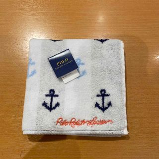 ポロラルフローレン(POLO RALPH LAUREN)のポロラルフローレンタオルハンカチグレー(ハンカチ)