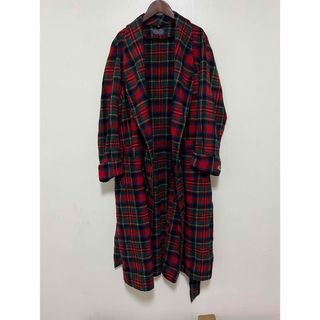 ペンドルトン(PENDLETON)の【希少】70's pendleton ウールガウンM レッド(チェスターコート)