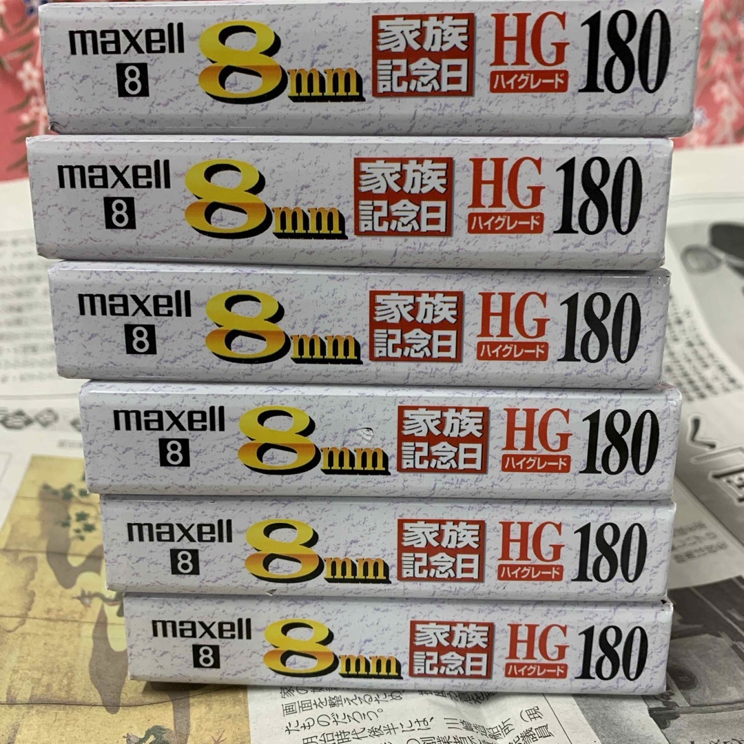 maxell(マクセル)のマクセル　8mm ビデオテープ スマホ/家電/カメラのカメラ(ビデオカメラ)の商品写真