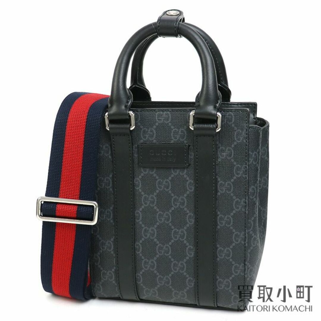 Gucci(グッチ)のグッチ【GUCCI】GGスプリームキャンバス ミニ トートバッグ メンズのバッグ(ショルダーバッグ)の商品写真