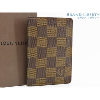 ルイヴィトン(LOUIS VUITTON)の【未使用】ルイヴィトンダミエオーガナイザー ドゥ ポッシュカードケースパ(名刺入れ/定期入れ)