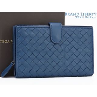 ボッテガヴェネタ(Bottega Veneta)の【新品同様】ボッテガ ヴェネタイントレチャートナッパフレンチウォレット二(折り財布)