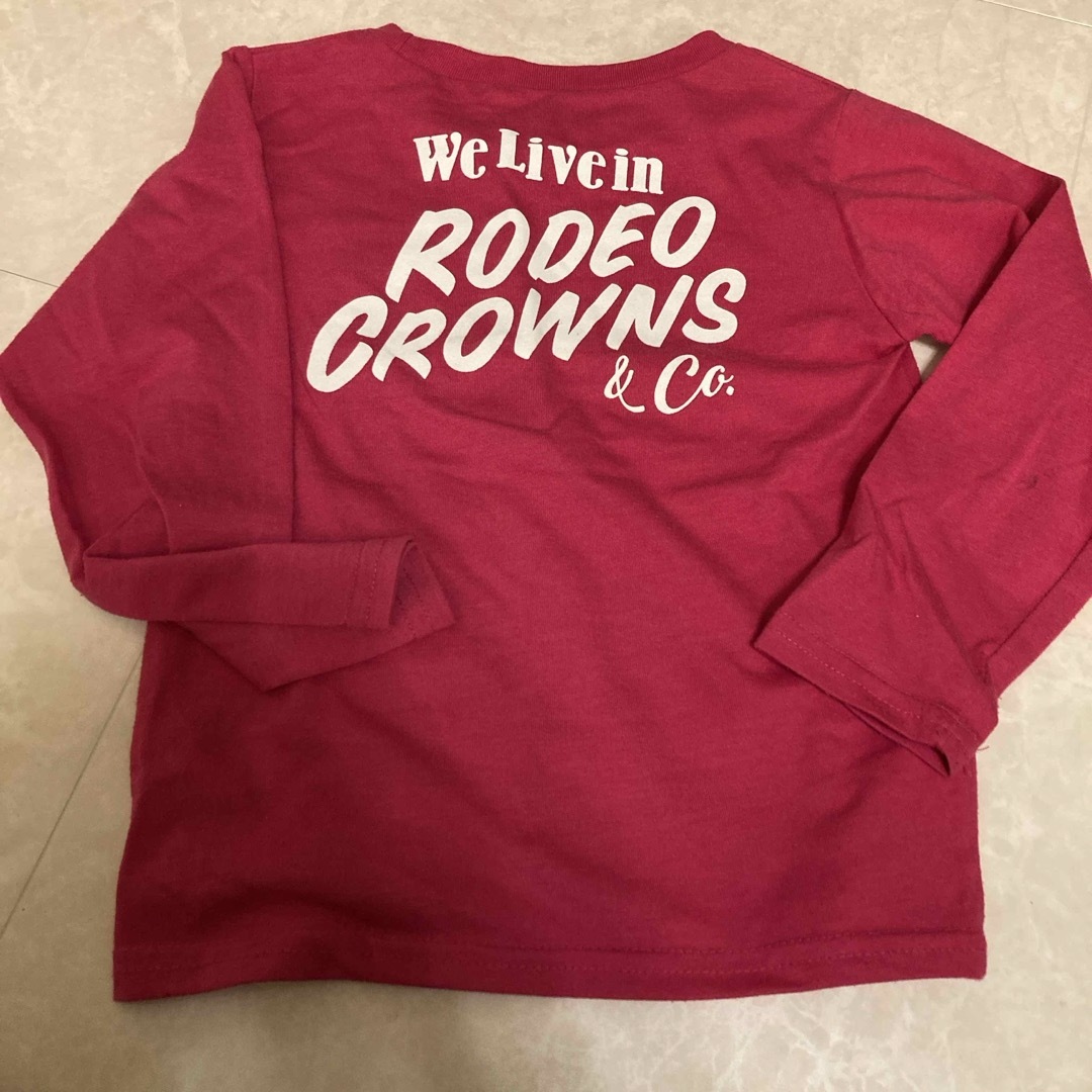 RODEO CROWNS(ロデオクラウンズ)のロデオクラウンズ キッズ ロンT 115 キッズ/ベビー/マタニティのキッズ服女の子用(90cm~)(Tシャツ/カットソー)の商品写真