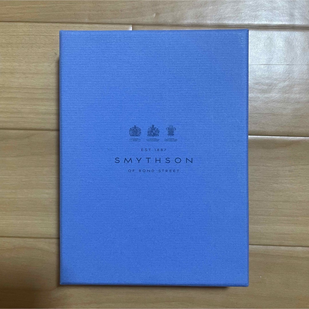 Smythson(スマイソン)のSMYTHSON パナマノート　ナイルブルー インテリア/住まい/日用品の文房具(ノート/メモ帳/ふせん)の商品写真