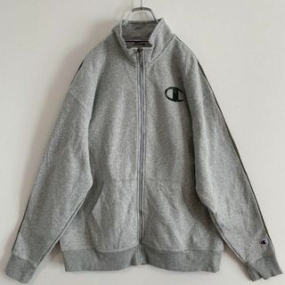 チャンピオン(Champion)のChampion 長袖 ジップアップ アウター XLサイズ 袖ライン(パーカー)