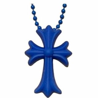 クロムハーツ(Chrome Hearts)のChrome Hearts Silicone Rubber Necklace Blue : P213(ネックレス)